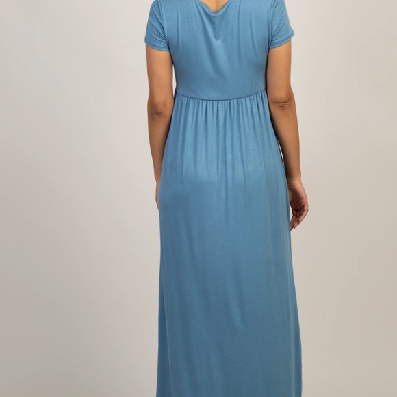 Pinkblush Blue Wrap Dress - Picture 6 of 10